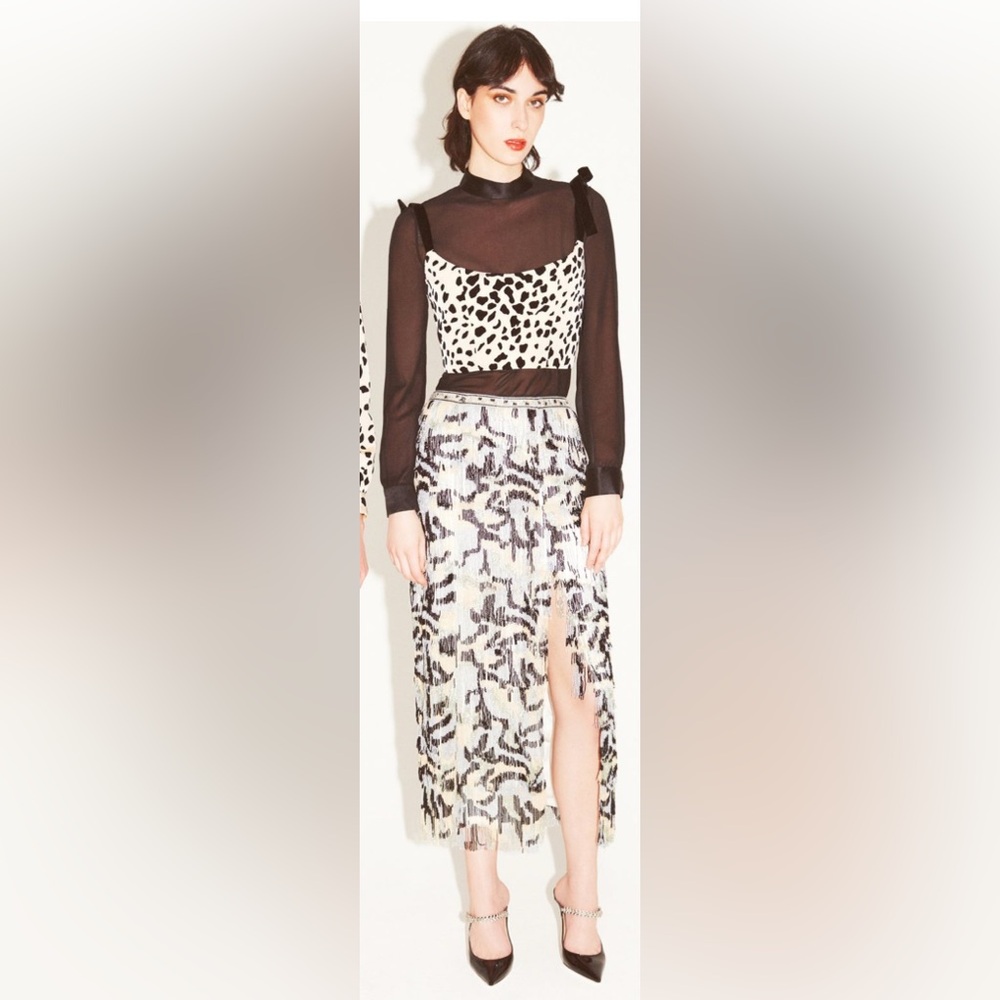 Markarian Fire Dalmatian bustier top